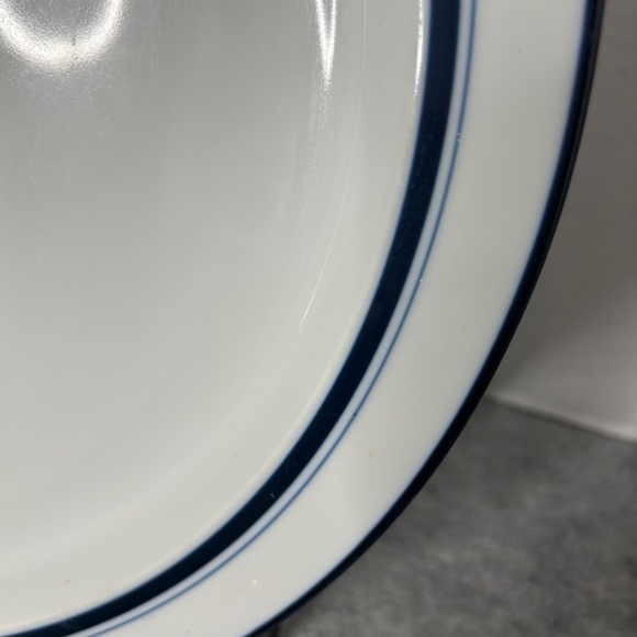 Dansk Bistro Niels Refsgarrd Christianhaven Blue Serving Platter Chop Plate 13” - Picture 3 of 4